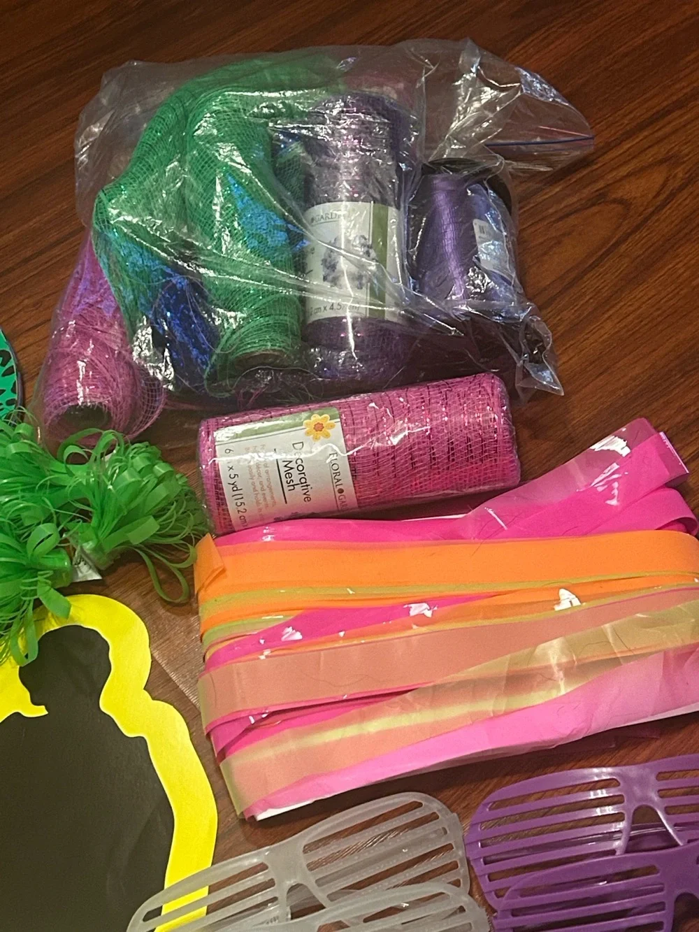 Retro 80s 90s Neon Glow In The Dark Party & Decor Supply Bundle
